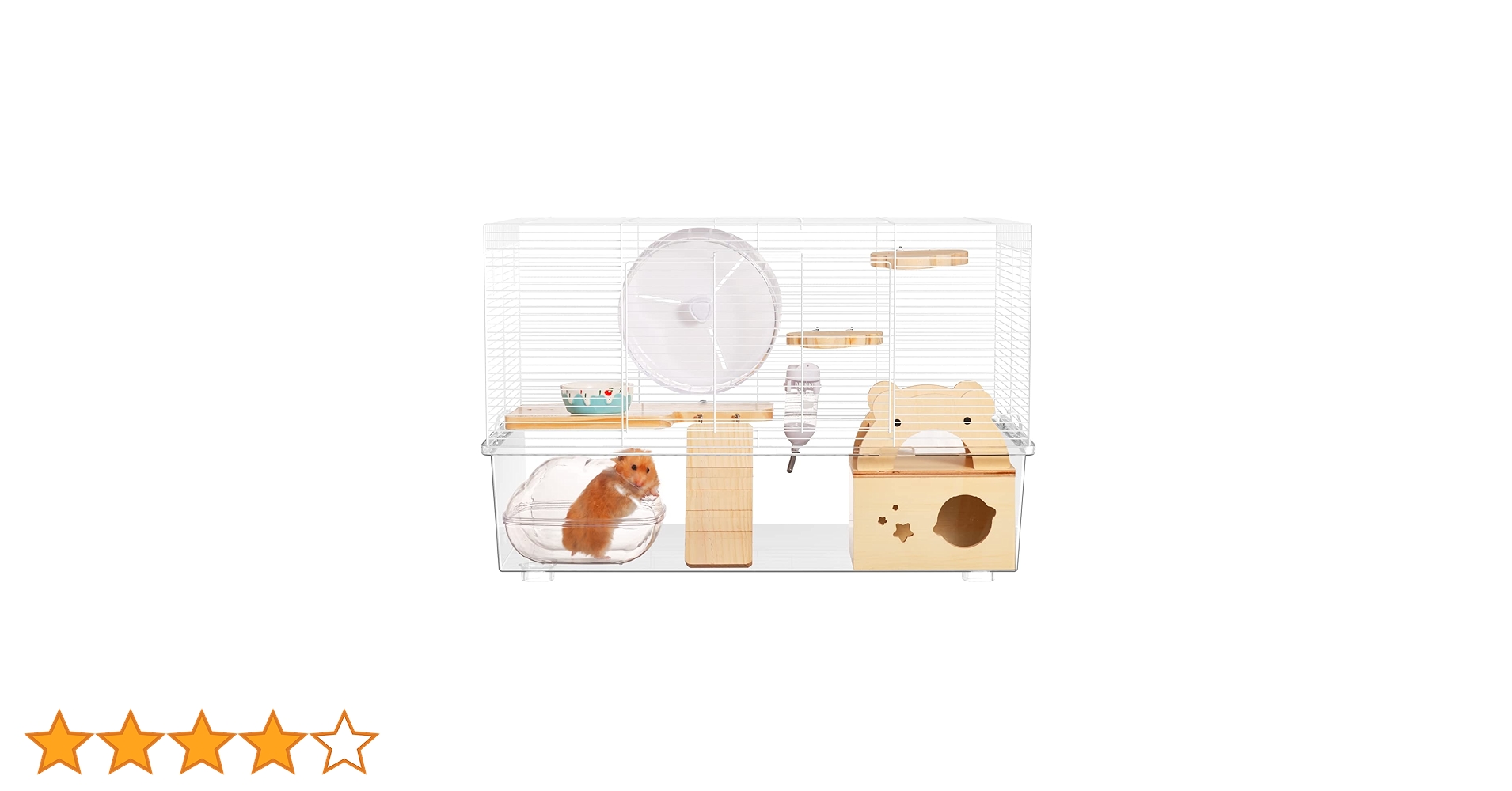 TAFIT ハムスター ケージ 620 全透明 大型 広々 飼育ケージ 耐久性 TAFIT ハムスター ケージ 620 全透明 大型 広々 飼育ケージ 耐久
